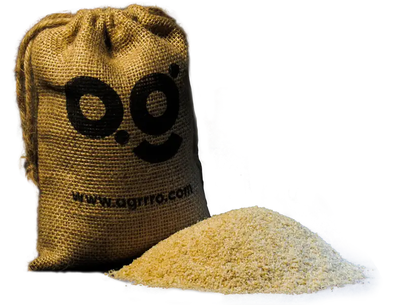 organic bansi wheat flour with jute potli, organic farming, eco friendly, zero waste living