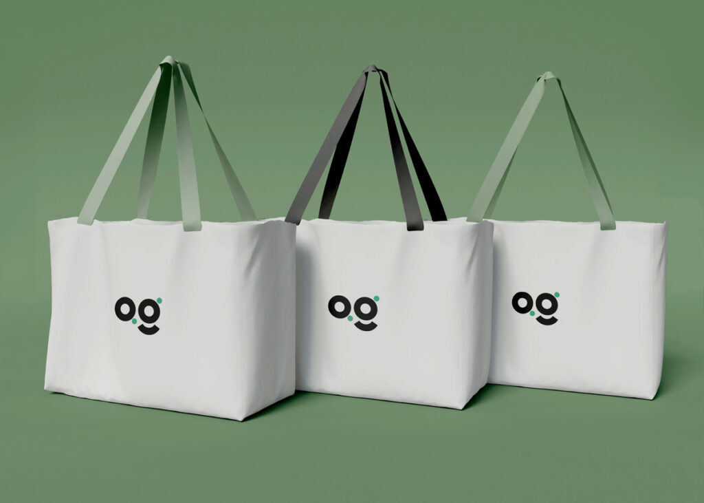 clothing bags showing eco friendly packaging made out of clothes