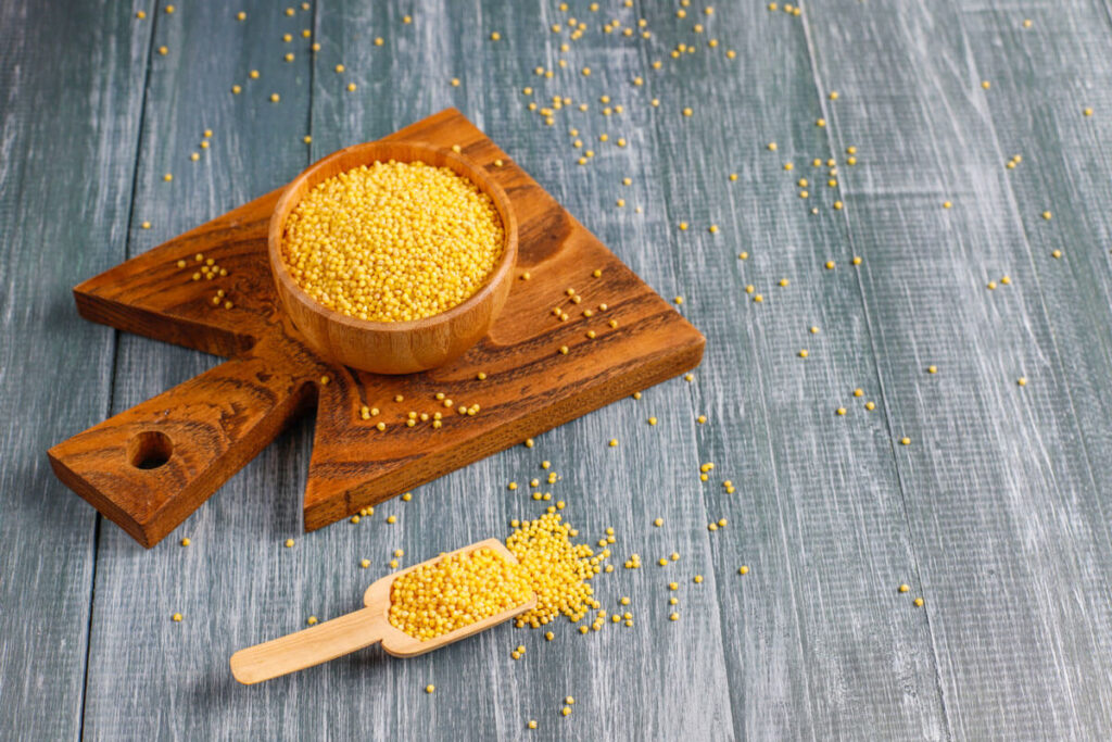 image of raw organic healthy foxtail millet