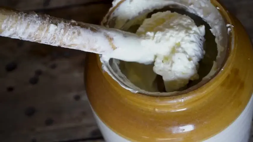 Traditional Indian method of making ghee. How make make ghee at home. How to make ghee with bilona.